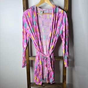 Nite Nite Munki Munki Womens Popsicles Longsleeve Hooded Robe